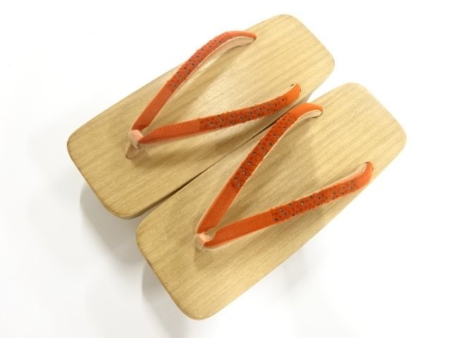 未使用品　桐下駄(22.5センチ)